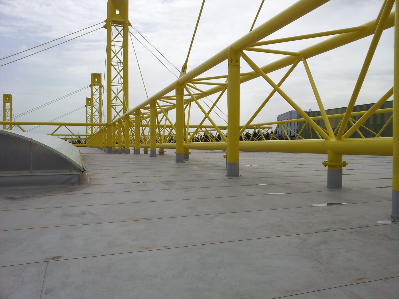 UV Dayanımlı Panel Çatı TPO Membranı uygulaması 1