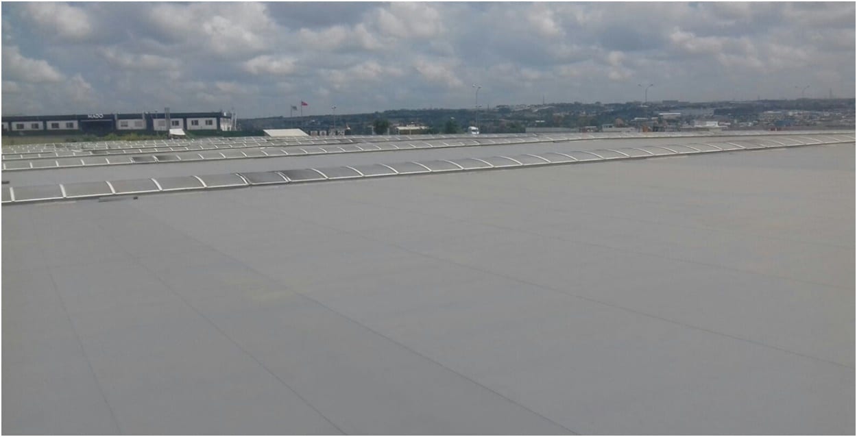 UV Dayanımlı Çatı & Teras PVC Membranı uygulaması 1