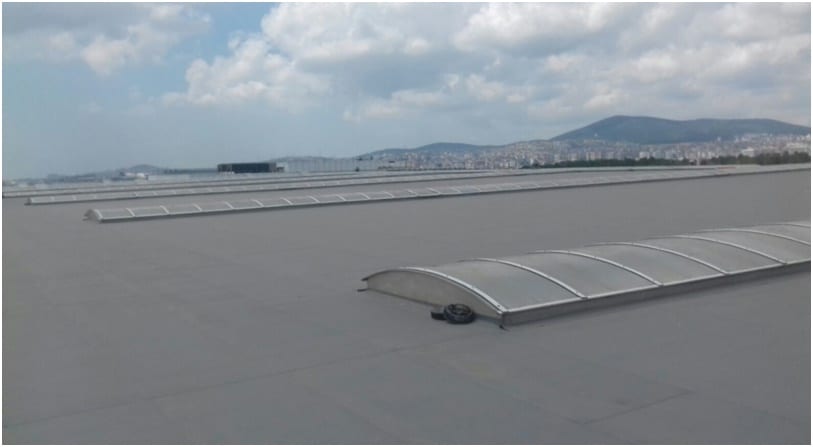 UV Dayanımlı Panel Çatı PVC Membranı uygulaması 2