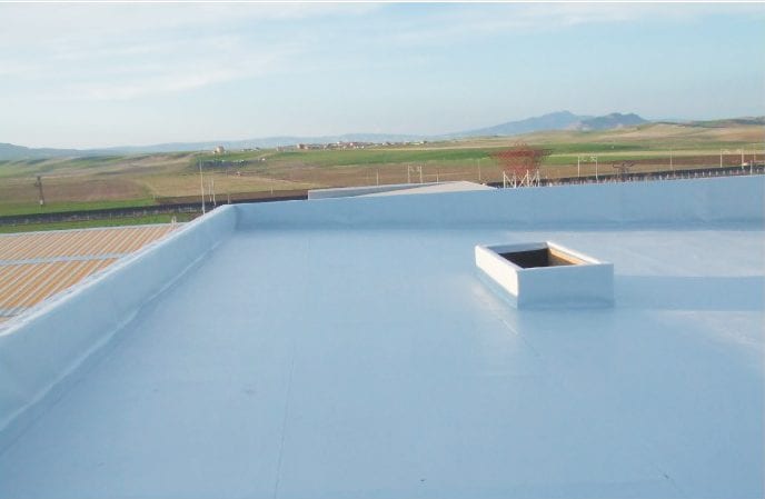 UV Dayanımlı Panel Çatı PVC Membranı uygulaması 1